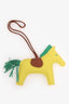 Hermès Yellow/Green Leather Rodeo GM Bag Charm