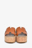 Hermès Brown Leather Eze 30 Platform Sandals Size 37