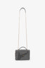 Fauré Le Page Grey Leather Calibre 21 Top Handle with Chain