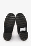Pre-Loved Chanel™ Black Lambskin Leather Quilted CC Logo Lace Up Boots Size 38