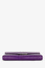 Hermès 2013 Purple Shiny Alligator Constance Wallet