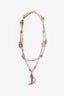 Hermès Sterling Silver Farandole Long Necklace 120