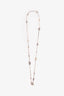 Hermès Sterling Silver Farandole Long Necklace 120