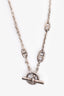Hermès Sterling Silver Farandole Long Necklace 120