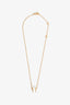 Bvlgari 18K Yellow Gold White Ceramic B.zero1 Necklace