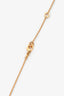 Bvlgari 18K Yellow Gold White Ceramic B.zero1 Necklace