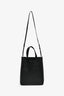 Celine Black Leather Small Vertical Cabas Bag With Strap