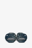 Saint Laurent Blue Denim Tribute Sandals Size 36
