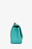 Pre-Loved Chanel™ 2016/2017 Teal Caviar Leather Quilted Mini Square Flap Bag