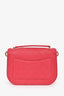 Pre-Loved Chanel™ 2017/2018 Two Tone Pink Caviar Leather 'Paris-Cuba' Thread Around Flap Bag