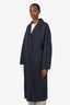 Max Mara Blue Denim Coat Size 10