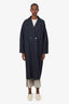 Max Mara Blue Denim Coat Size 10