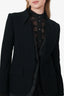 Tom Ford Black Satin Lapels Detail Two-piece Suit Size 46/42