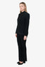 Tom Ford Black Satin Lapels Detail Two-piece Suit Size 46/42