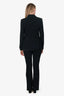 Tom Ford Black Satin Lapels Detail Two-piece Suit Size 46/42