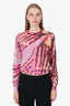 Dries Van Noten Pink Print Tilly Sweater Size XS
