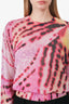 Dries Van Noten Pink Print Tilly Sweater Size XS