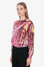 Dries Van Noten Pink Print Tilly Sweater Size XS