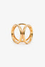 Hermès Gold Toned 'Trio Loupe' Scarf 90 Ring