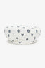 Hermès White/Black Chain d'Ancre Print Canvas Saint Honore Beret Size 58