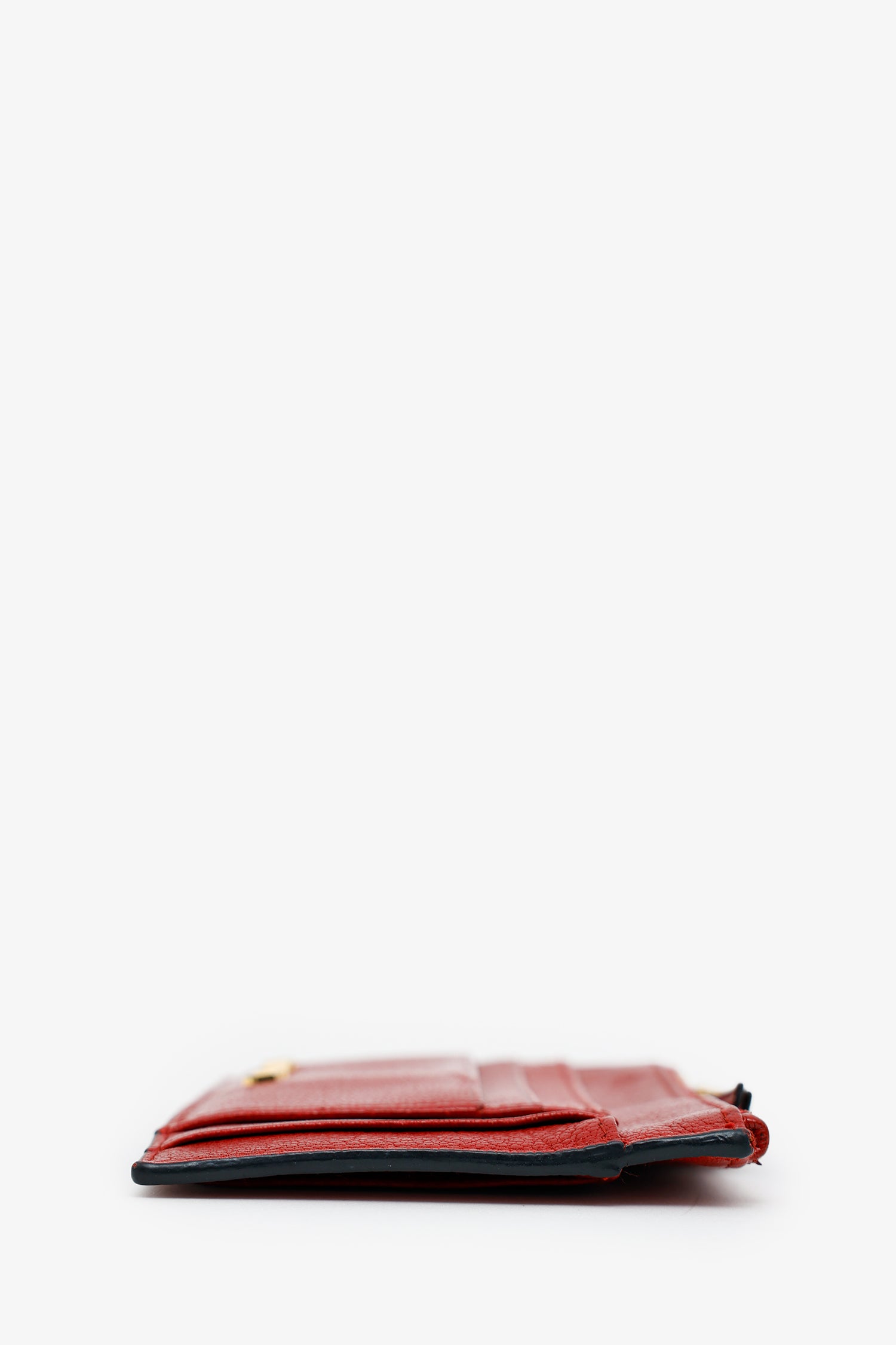 Miu Miu Red Leather Zip Card Holder – Mine & Yours