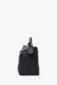 Loewe Black Leather Puzzle Small Edge Bag With Strap