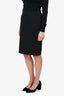 Prada Black Midi Skirt Size 40