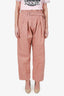 Rachel Comey Pink Belted Wide Leg Pants Size 2