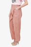 Rachel Comey Pink Belted Wide Leg Pants Size 2