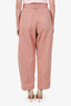 Rachel Comey Pink Belted Wide Leg Pants Size 2