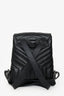 Saint Laurent Black Leather Medium LouLou Backpack