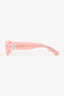 Off-White Pink Tinted Oval Sunglasses