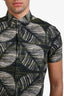 DSquared2 Green Palm Short Sleeve Button Down Shirt Size 48 Mens