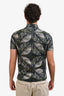 DSquared2 Green Palm Short Sleeve Button Down Shirt Size 48 Mens