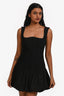 Elliatt Black Corset Ruched Skirt 'Ingrid' Mini Dress Size S