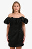 Elliatt Black Ruffle Trim 'Emilia' Mini Dress Size M