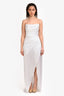 Alfabeta White Sparkly 'Mykonos' Maxi Dress Size XS
