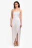 Alfabeta White Sparkly 'Mykonos' Maxi Dress Size S