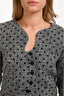 Amanda Uprichard Black/ White Tweed 'Puzzle' Polka Dot Jacket Size S