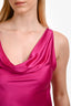 Amanda Uprichard Pink Silk 'Raina' Sleeveless Mini Dress Size M