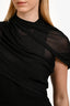Amanda Uprichard Black Mesh 'Evianna' Jumpsuit Size S