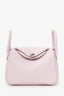 Hermès 2022 Mauve Pale/Gold Swift Verso Mini Lindy 20