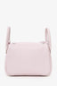 Hermès 2022 Mauve Pale/Gold Swift Verso Mini Lindy 20