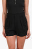 Red Valentino Black High Waisted Shorts Size 40