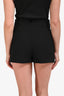 Red Valentino Black High Waisted Shorts Size 40