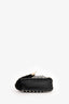 Valentino Black Leather Rockstud Flap Crossbody Bag