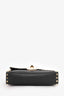 Valentino Black Leather Rockstud Flap Crossbody Bag