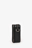 Christian Dior Black Leather CD Icon Zipped Pouch Crossbody Bag