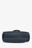 Prada Navy Blue Saffiano Leather Convertible Open Tote With Strap