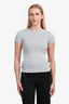 Christian Dior White/Black Pattern Top Size 6 US